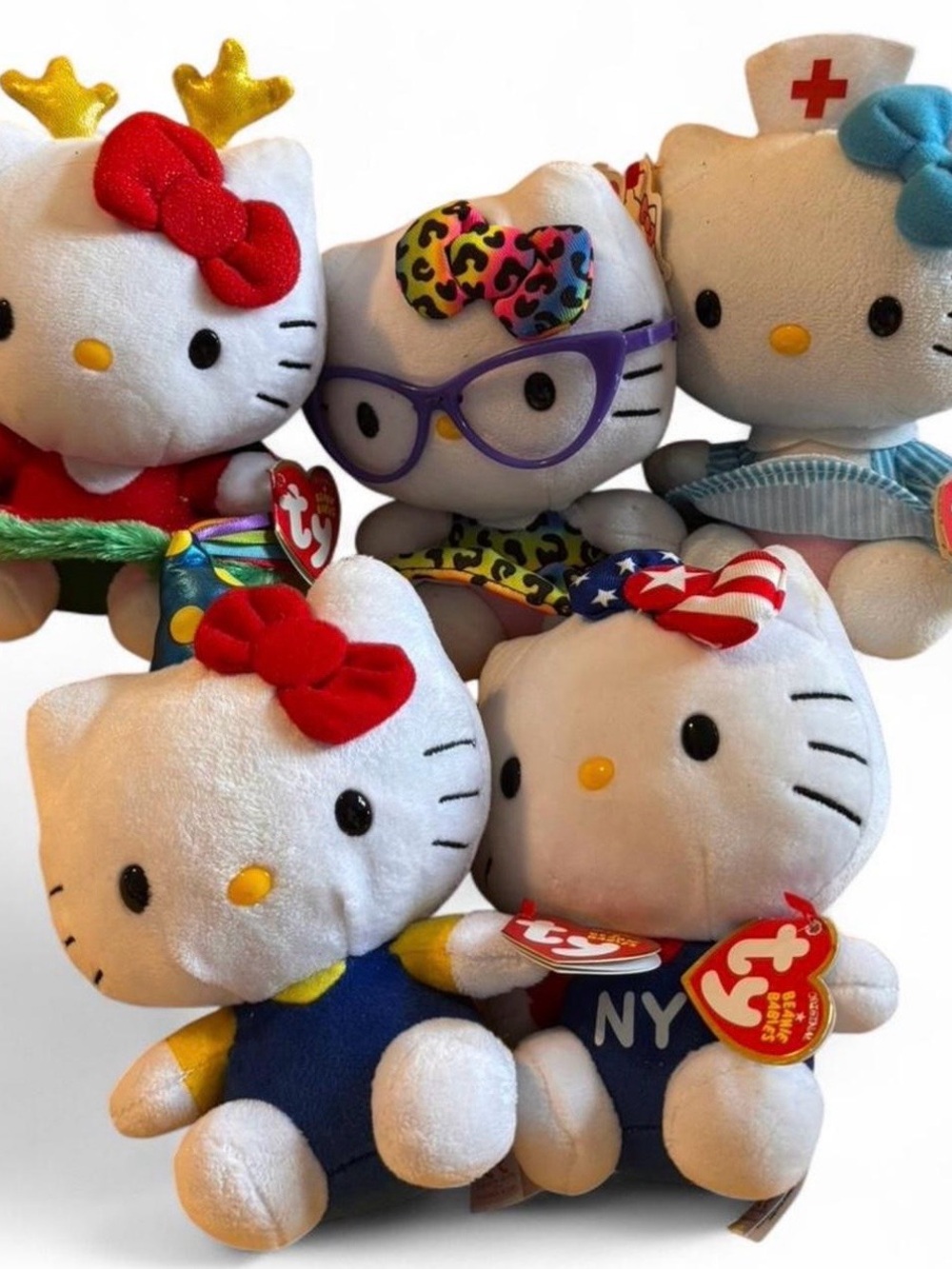 Hello Kitty Beanie Babies lot TY